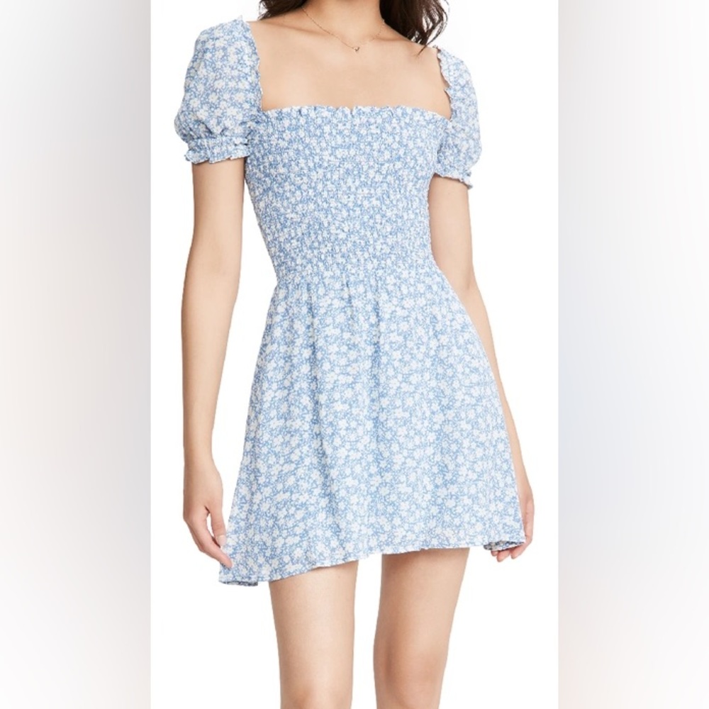 Reformation Orangerie Dress in Azzurro, XL, NWT!